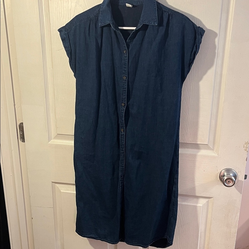 Old Navy Dark Blue Denim Dress